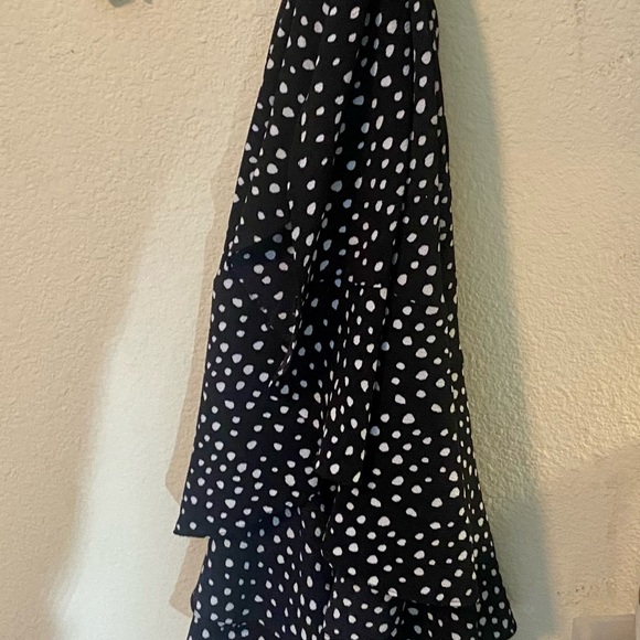 Max Studio Patterned Ruffle Wrap Midi Dress New with tags size M - Picture 10 of 16